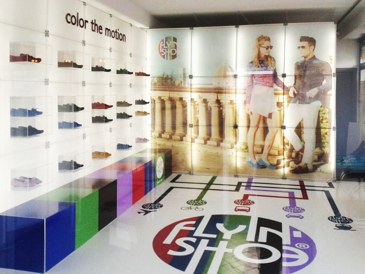 Montagem de Stand de feira Quadra Mono 9 Fastand accessori stand fiera