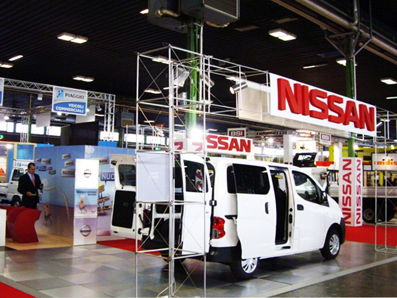 Foto estrutura modular Quadra Kube 8 Fastand accessori stand fiera