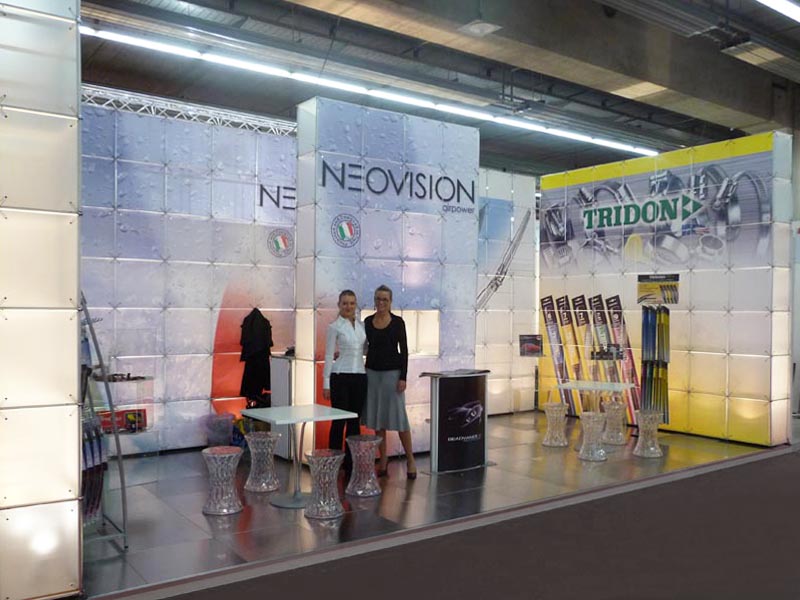 Foto estrutura modular Quadra Kube 11 Fastand accessori stand fiera