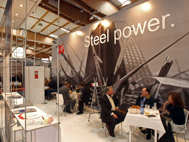 Foto estrutura modular Quadra Kube 23 Fastand accessori stand fiera