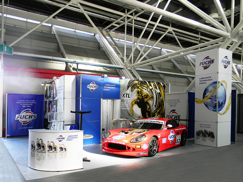 Foto estrutura modular Quadra Kube 17 Fastand accessori stand fiera