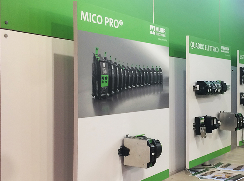 Montagem de Stand de feira Quadra Mono 3 Fastand accessori stand fiera