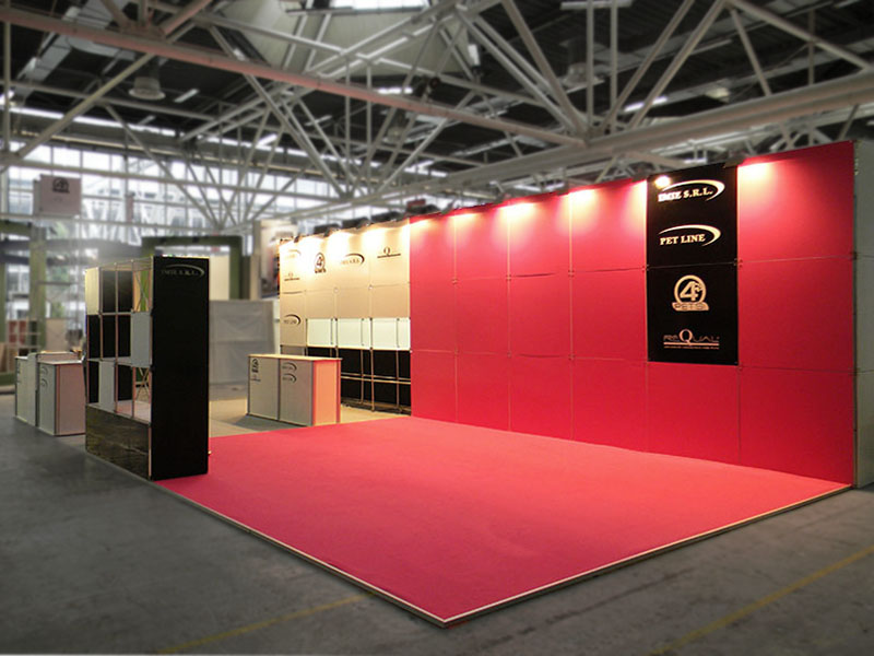 Montagem de Stand de feira Quadra Mono 17 Fastand accessori stand fiera