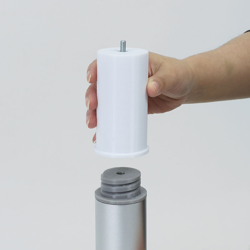 TABBOTUBO50 montaggio fondale stand