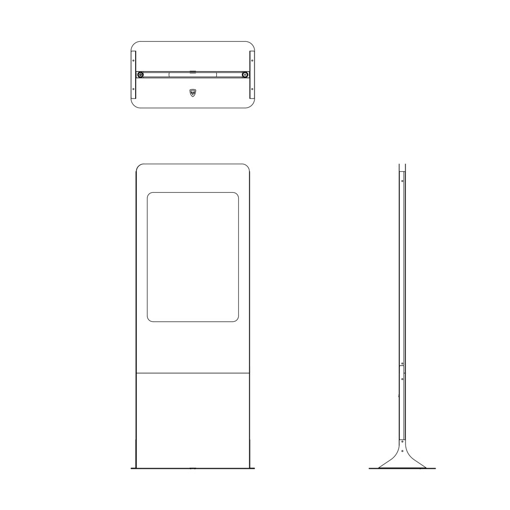 VITTORIA troca rápida de póster de dupla face