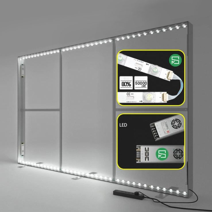 lexo-acceso Backdrop retroiluminado