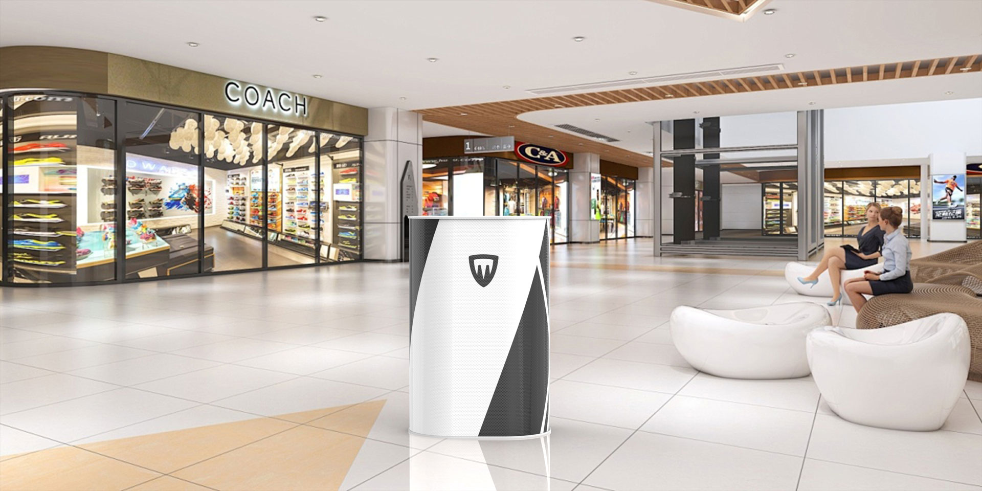 presenta-vevum balcão promocional