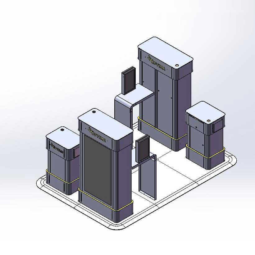 progettazione stand centro commerciale