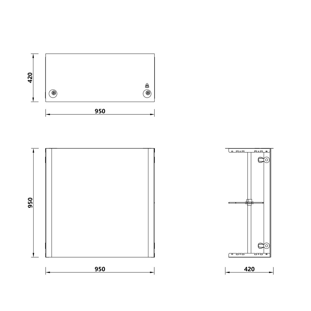scudo kit final para balcão sfera