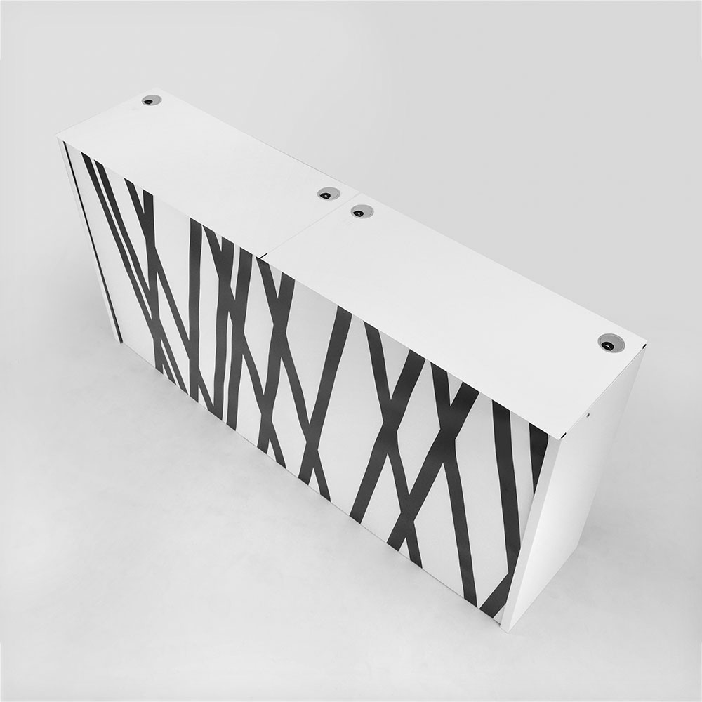 passa-cabos balcão modular