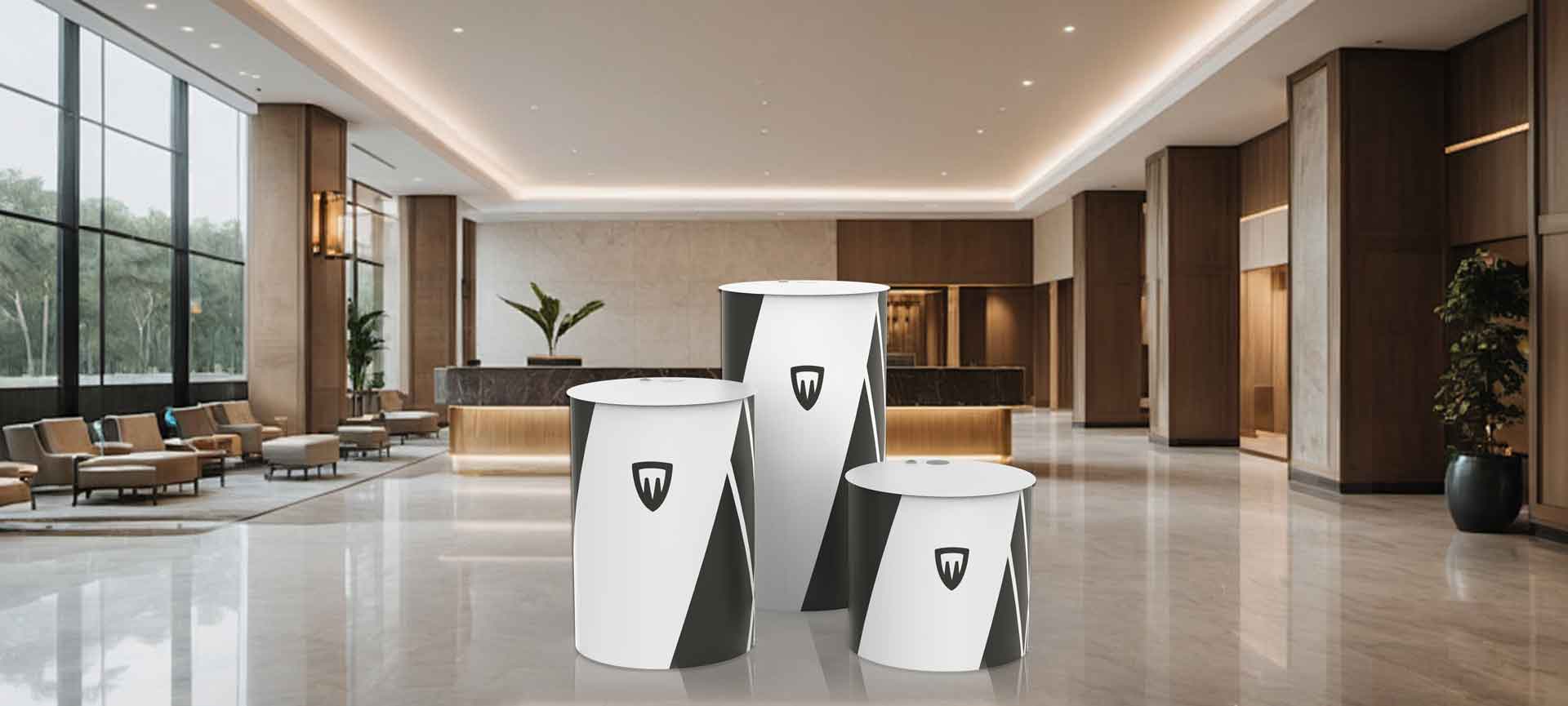 expositor cilíndrico