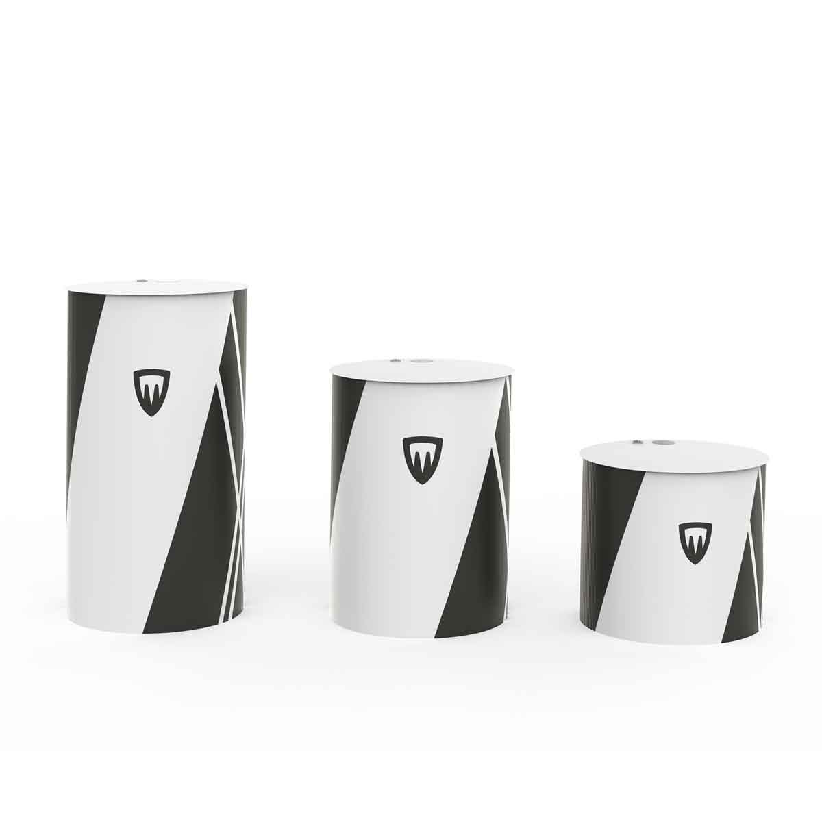 dimensões do expositor