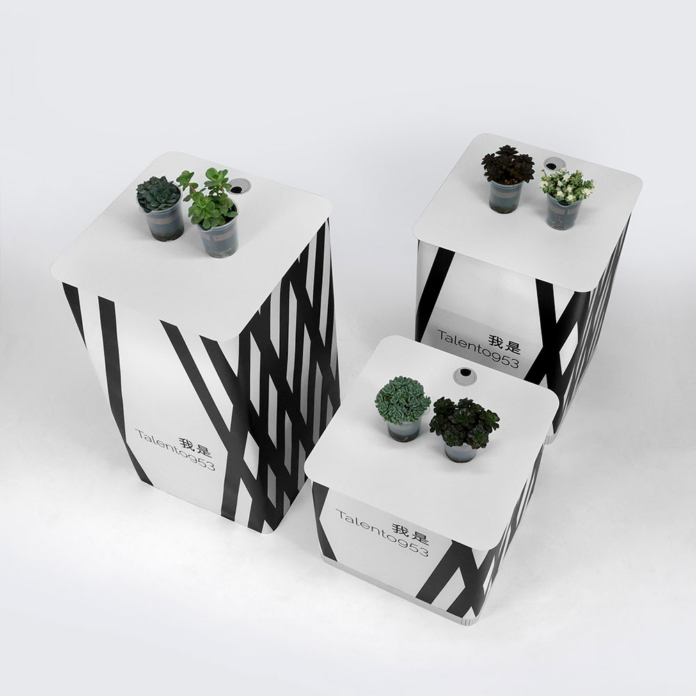 talento4 expositor quadrado portátil