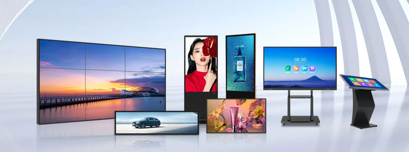 Ecrãs táteis com controlo remoto