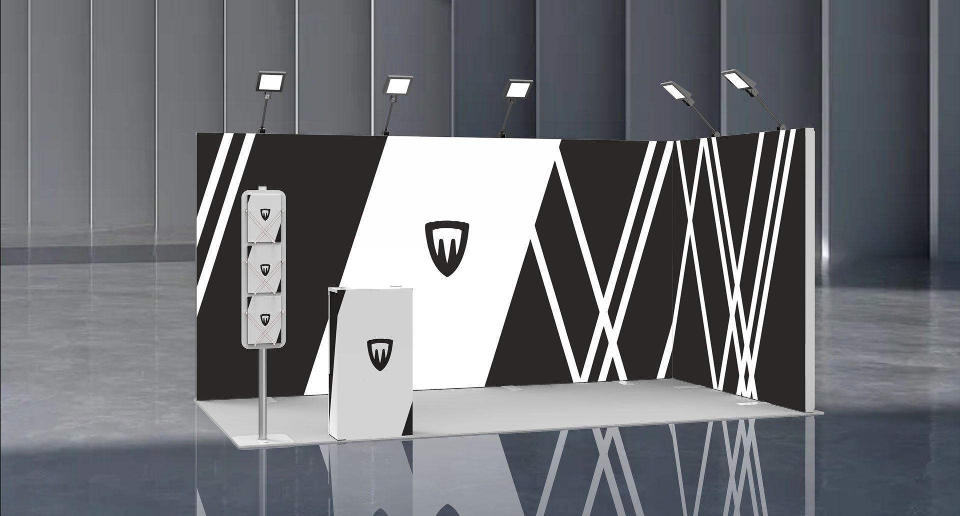 stand retroiluminado