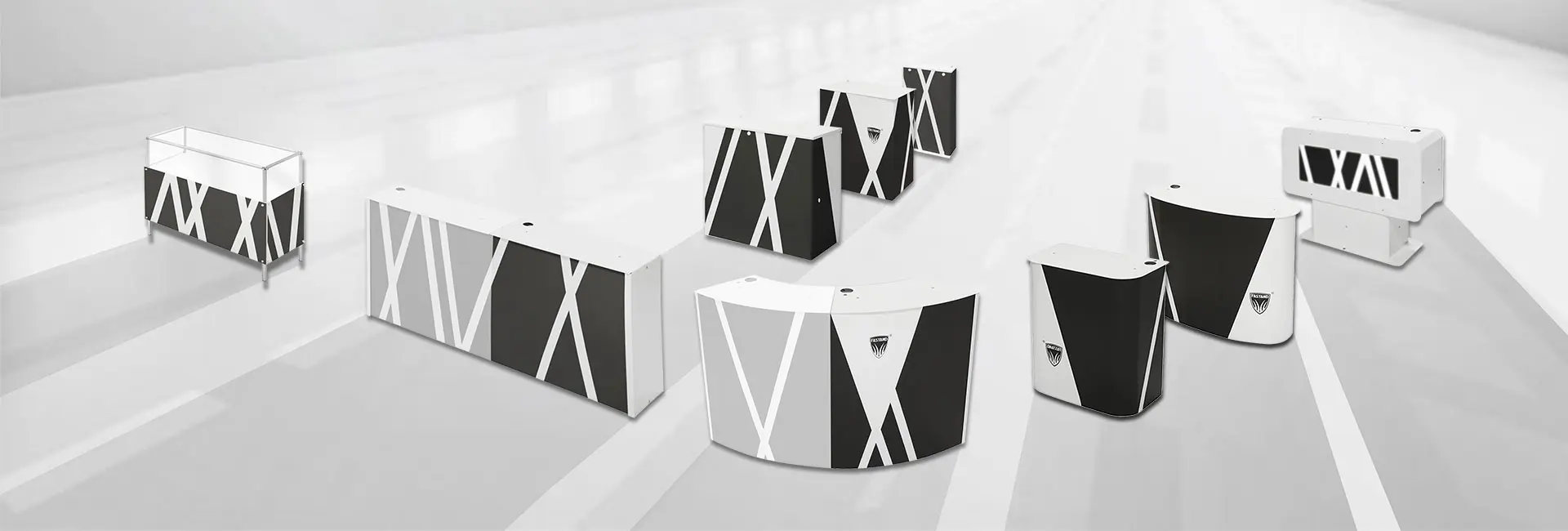 Página inicial 5 stands portáteis