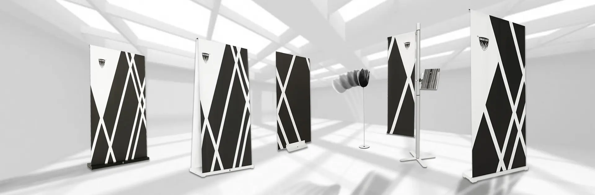 Página inicial 6 stands portáteis