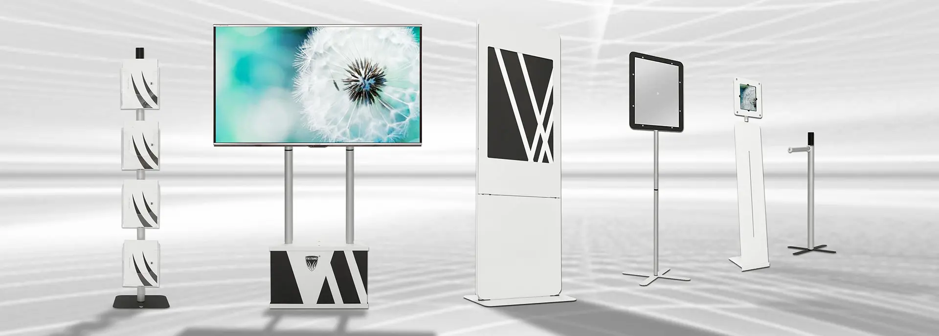 Página inicial 8 stands portáteis