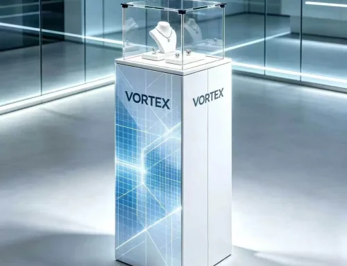 vitrine expositiva portátil