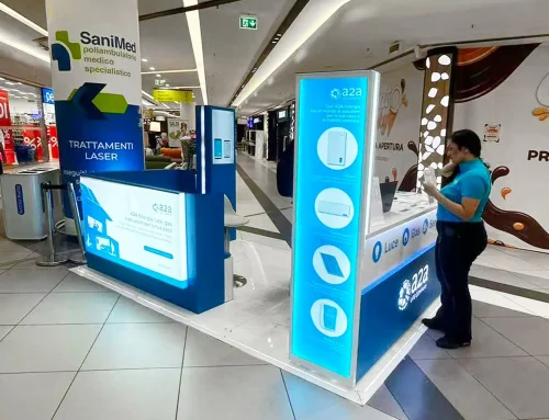 Manutenção de stand em centro comercial